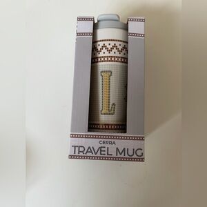 CERRA TRAVEL MUG- 18 Oz. CERAMIC- NWT